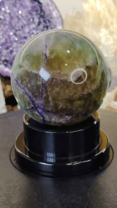 Natural High Grade Fluorite Crystal Ball Ornament SF17 #Crystal Ball #home decor
