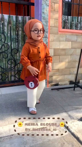 Blouse Baju Rajut Maira Anak 1 2 3 4 5 tahun by Hazeera