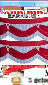 BENDERA BEKRON PONI CANTIK MERAH PUTIH 10 GELOMBANG 8 METER