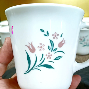 CORNING USA ROSEMARIE MICROWAVABLE MUG 250ML • JAPAN SURPLUS