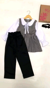 Baju Muslim Setelan Anak Perempuan 1-14 Tahun Terbaru