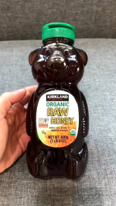 Kirkland Organic Raw Honey 100% U.S. Grade A 680g น้ำผึ้งออร์แกนิค 680g น้ำผึ้งแท้บริสุทธิ์ น้ำผึ้งดิบ ธรรมชาติไม่มีสารเติมแต่ง เกรดA Exp :11/2027