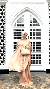 Mukena Dewasa 2 in 1 Daily Laser Cut Mewah Elegan