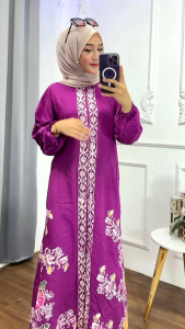 GAMIS KEKINIAN 2025 MOTIF TERBARU BATIK CAP PREMIUM