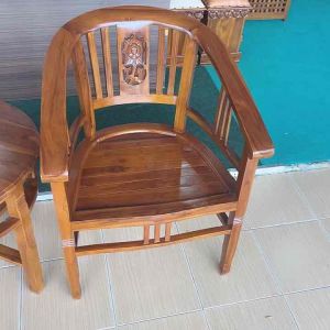JATI TEA SET 1 + 2 TEAK WOOD TEA SET GARDEN SET TEA SET LOUNGE SET WOODEN CHAIR