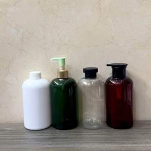 Chai lọ nhựa 500ml Dáng Tròn Bầu Lùn Màu Nâu-Xanh-Trong-Sứ có nắp đủ kiểu vòi xịt đủ mẫu.Đựng nước lau sànlau kính…