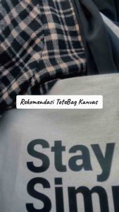 Mottychua - ToteBag Kanvas Youli Tote Wanita Pria Sekolah Kerja Pakai Resleting Aestetic