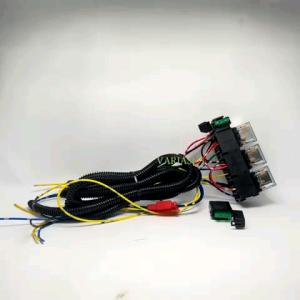 NINE SEPASANG LAMPU SOROT PAKET LENGKAP Q10 + RELAY 3 MODE Q10 DEVIL ICE BLUE LENS WARNA WHITE YELLOW UNTUK MOBIL DAN MOTOR