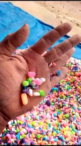 Batu taiwan warna warni kualitas premium import /1kg