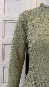 Setelan 1Set Kebaya Tunik Sanghai Brokat/ Kebaya Modern/ Kebaya Terlaris/ Kebaya Wisuda