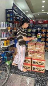 Sơn Dau Xanh 666 chính hang cty Totoro 800g