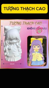 Tượng thạch cao CÔ GÁI DỄ THƯƠNG M3 Tiểu Thư Công Chúa (Không kèm màu) trò chơi trẻ em