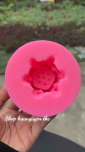 Khuôn silicon hoa Sen trung 8cm đổ tạo hình bánh rau câu 3D 4D rằm tháng giêng