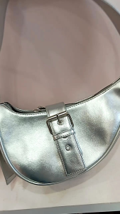 Bianca Shoulderbag Tas Bahu Silver Free Dustbag & Free Box