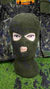 หมวกไอ่โม่งไหมพรม ไอ่โม่งคอมมานโด หมวกไหมพรม3ตา