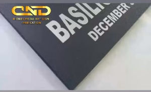 Niche Metal Engrave / Lapida tom plate