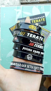 GELANG PSHT KARET PREMIUM GLOSY GRATIS 4 STIKER KEREN GELANG KARET PSHT TERATE GROSIR FASHION