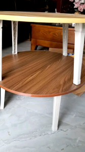 Bàn tròn gấp gọn ngồi bệt tiện lợi rễ dàng di chuyển bàn vân gỗbàn tròn ngồi bệt