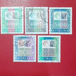 Koleksi Prangko kuno  Italia lawas 5 pcs Campur USED