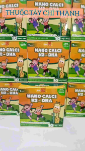 Siro NANO CALCI K2-DHA. Giúp Con Cao Lớn và thông Minh Hơn. Kích Thích Con Ăn Ngon Miệng. Hộp 100 ống.