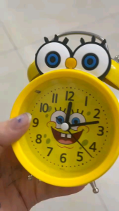 Đồng Hồ Báo Thức Hai Chuông Lớn Kim Trôi không Tiếng Ồn có Đèn