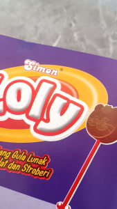 Permen coklat simon loly