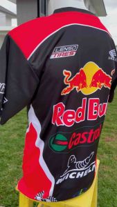 💥 เสื้อยึด ลายกระทิงแดง Red แขนสั้น คอกลม 💥พิมพ์ลายทั้งตัว   ผลิตจากผ้าไมโครสปอร์ต ชนิดพิเศษ ใส่ได้ทั้งชายและหญิง ขายดี