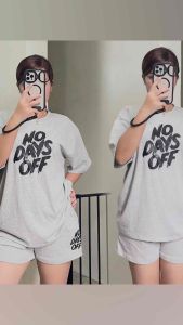 Oversized T-shirt short terno for woman w/ 2 side pocket / Cotton jersey fabric w/ DTF printed makapal at matibay / Hindi basta basta mababakbak ang print