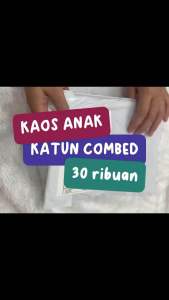 Baju kaos distro anak laki-laki usia 1-12 tahun bahan Katun combed 30s