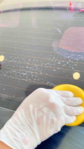 น้ำยาขจัดคราบน้ำบนกระจกและสีรถ น้ำยาขัดคราบน้ำฝั่งแน่น ขัดออก100% คราบน้ำติดสีรถ คราบน้ำบนกระจก ถูเบาๆคราบออกเกลี้ยงทันที