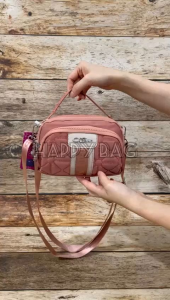 TAS CHIBAO BORDIR 2in1 Selempang Dan Jinjing CB0015-BB 4Sleting