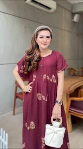 Daster Rayon Jumbo Daster Chibi Kancing Depan Motif Wanita Rayon Grade A | Daster Chibi Terbaru | Daster Kekinian