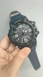 JAM TANGAN FASHION PRIA DEWASA ANALOG BODY BULAT