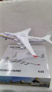 Antonov Airlines AN-225 Model Aircraft VAY Collectible Toy for Aviation Enthusiasts with Landing Gear 8 Inches Detailed Replica