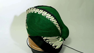 Blangkon Lipat Jogja Jebeh Motif Jawa Timuran Hijau