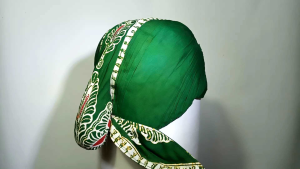 Blangkon Mahesa Jenar Super Halus Motif Sabuk Inten Hijau