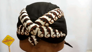 Blangkon Sunan Kalijaga Demak motif Kembang Gedang Mangkoro Royal Quality