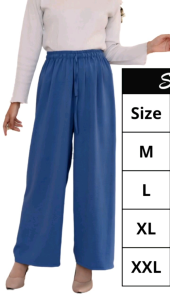 Celana Kulot Dewasa Bahan Cringkle Premium Grade A Uk.M.L.XL.XXL. Bahan Adem Tidak Nerawang Nyaman Untuk Sehari Hari cocok juga Untuk acara resmi Kulot Crinkle