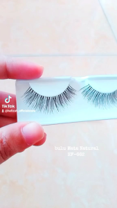 Bulu Mata Natural Hafizah HF 662 isi Lusinan 12 Pasang Gratis Tutup Mika