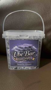 Ube Bar Bread Bucket 500ml 24pcs