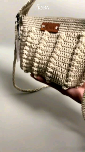 NAJWA TAS RAJUT MOTIF BUBLE (23+14+7)CM