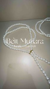 Kartika Pearl Chain Belt Ikat Pinggang Mutiara Gesper Beltchain