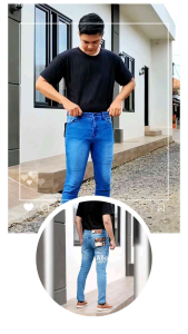 Celana Jeans Skinny Pria Slimfit Lentur Elastis || Allegro Jeans