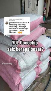 [1 Guni] AgroBuddy ±70L Coco Chip Coconut Husk | Sabut Kelapa Cincang 椰子壳薯片