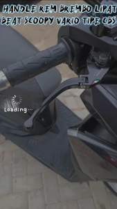 Handle rem lipat vario 150 125 CBS scoopy CBS Beat CBS Pluss Grip model Rizoma cnc kiri kanan