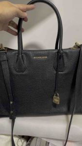 Used/Preloved Authentic Black Leather Mercer Tote 2way