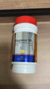 Viên uống Magie_B6 vitamin B6 giảm suy nhược thần kinh căng thẳng đau cơ bắp chuột rút - 120 viên [Magnesi B6 Chai]