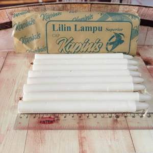 Lilin Lampu Cap Kapinis Superior Besar Pack Isi 8 batang Jumbo-Candle-Murah Besar Awet (SP99-PAK)