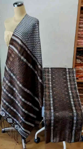 Songket Tumtuman Tanpa Sambung & Coklat Kombinasi Kristal Mahamajuf2