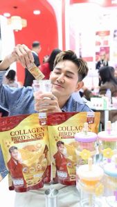 2 ห่อ 60ซอง BIRDS NEST Collagen Tripeptide  นำเข้าจาก ญี่ปุ่น🇯🇵